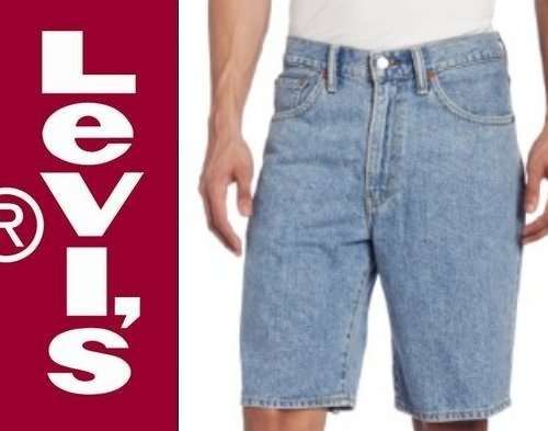Levi's 550 Short Relaxed Fit - Crazy R1 Auction (Size: W32) Colour: Light Stone Wash